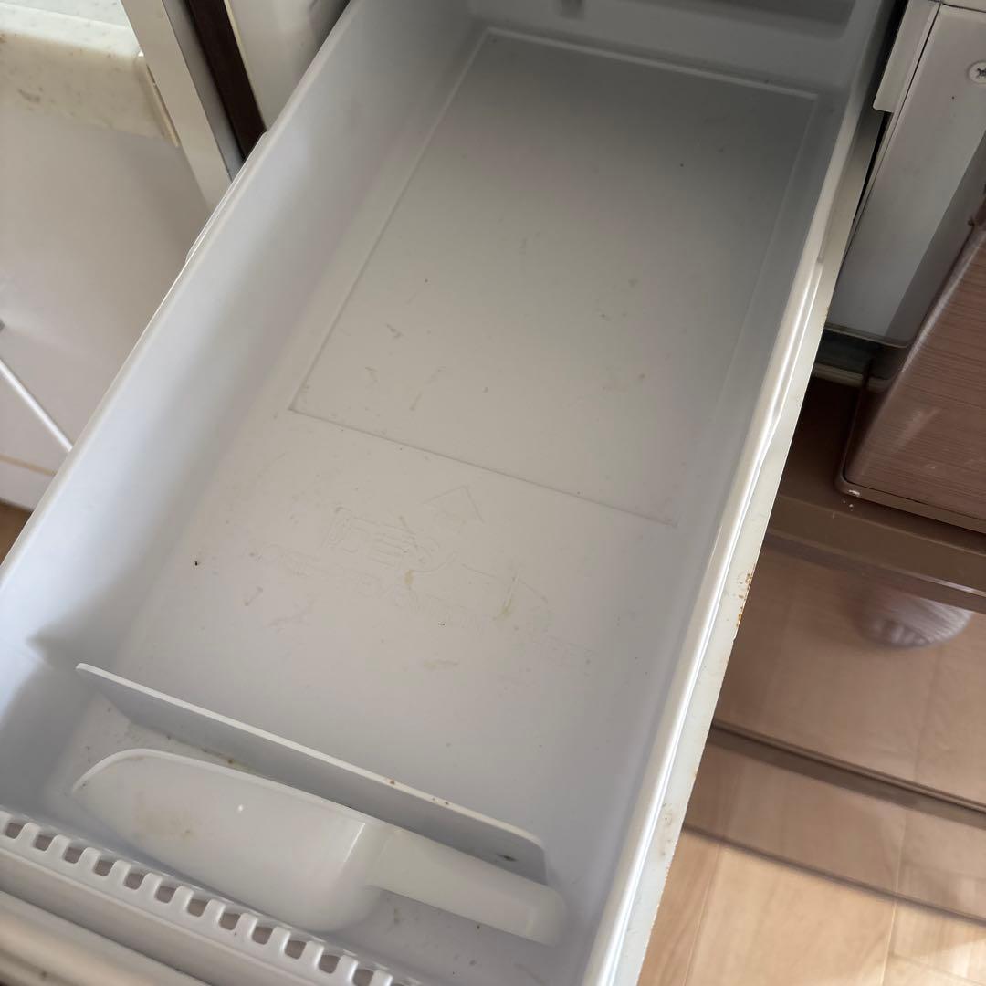 シャープ　グレー ６ドア冷蔵庫 フレンチドア