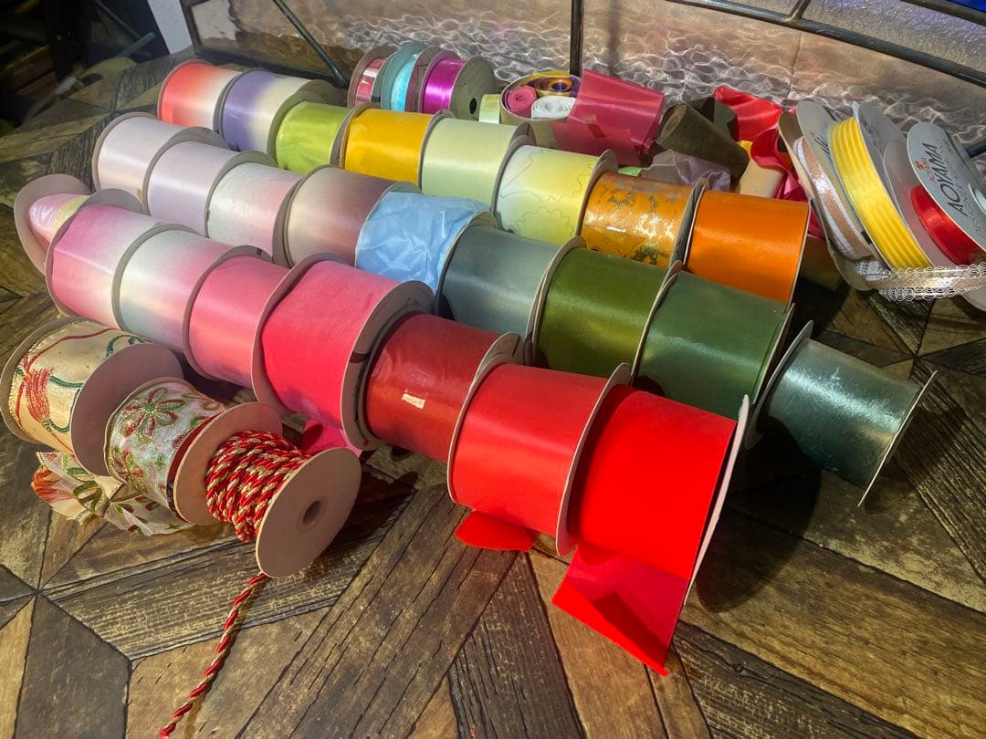 ふ*ー様 未使用 青山リボン 大量 セット まとめ売り まとめて 資材