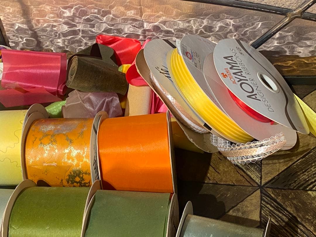 ふ*ー様 未使用 青山リボン 大量 セット まとめ売り まとめて 資材