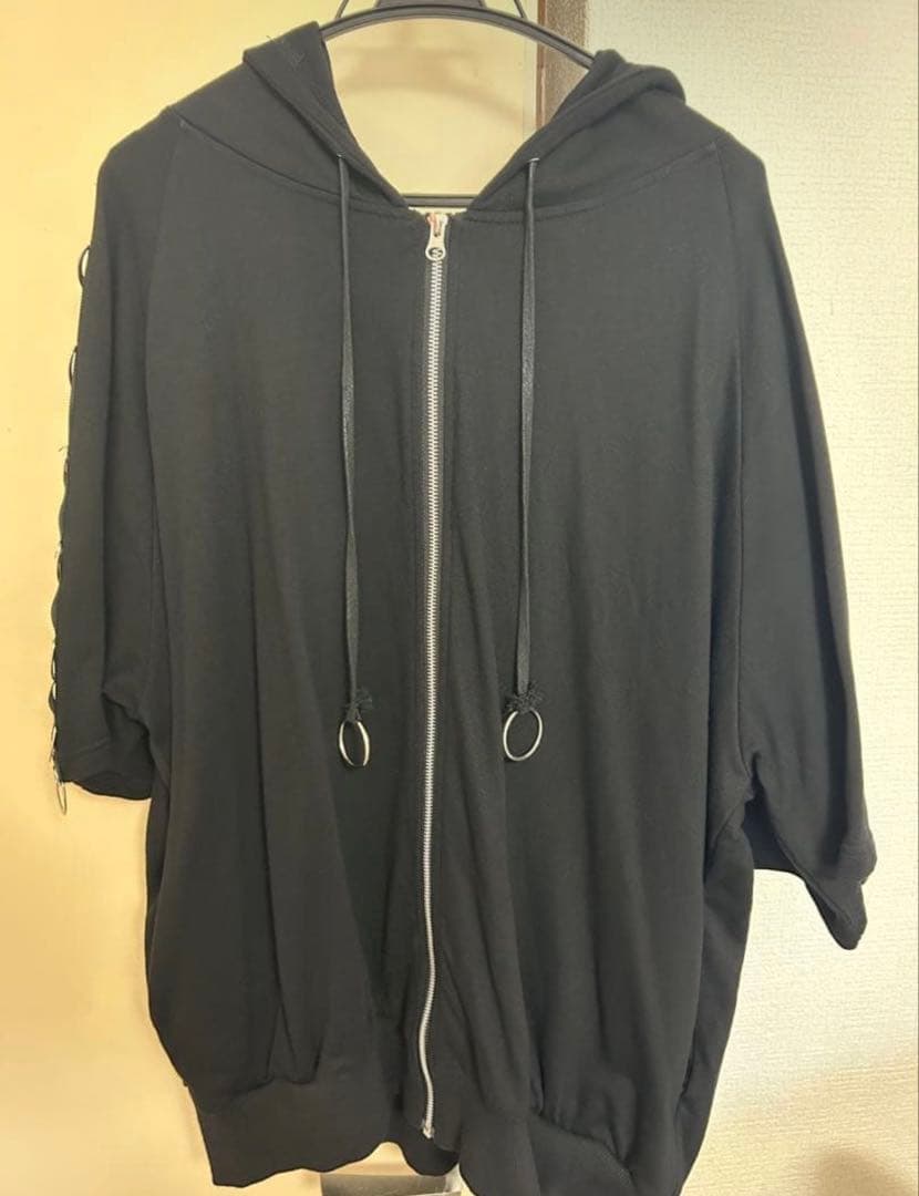 REFLEM DリングロゴテープZIPパーカー