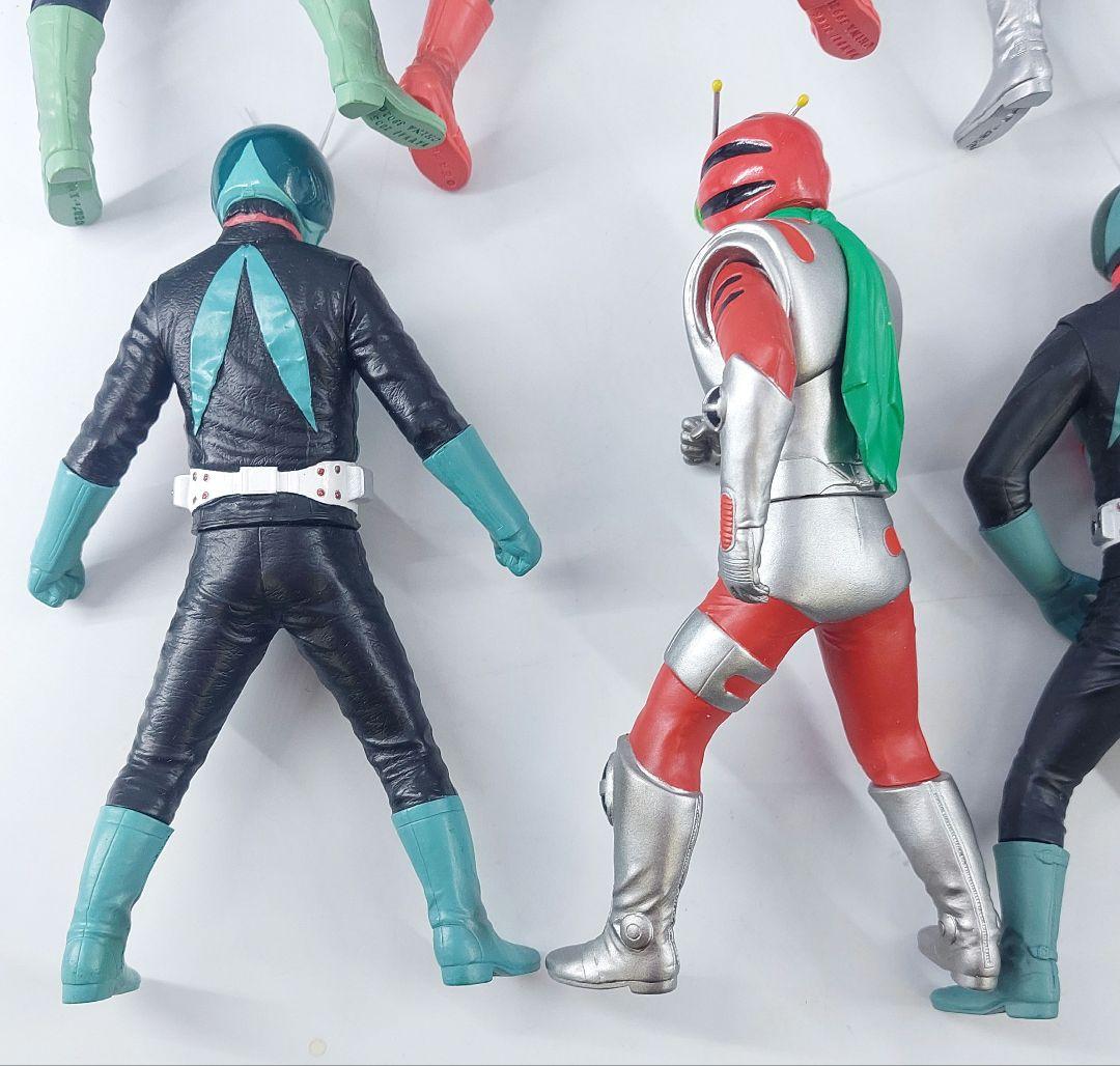 バンダイ ソフビ魂 14点セット 約17cm ソフビ フィギュア 現状品