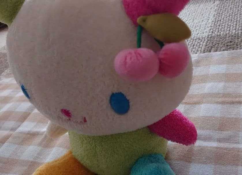 平成レトロ 当時物 ウサハナ さくらんぼ ぬいぐるみ 2003年製 超希少！