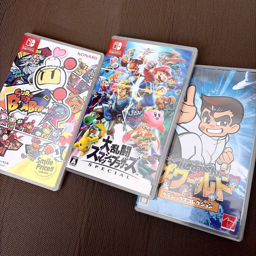 ⭐*️様 Nintendo Switch スマブラ ボンバーマン くにおくん ま