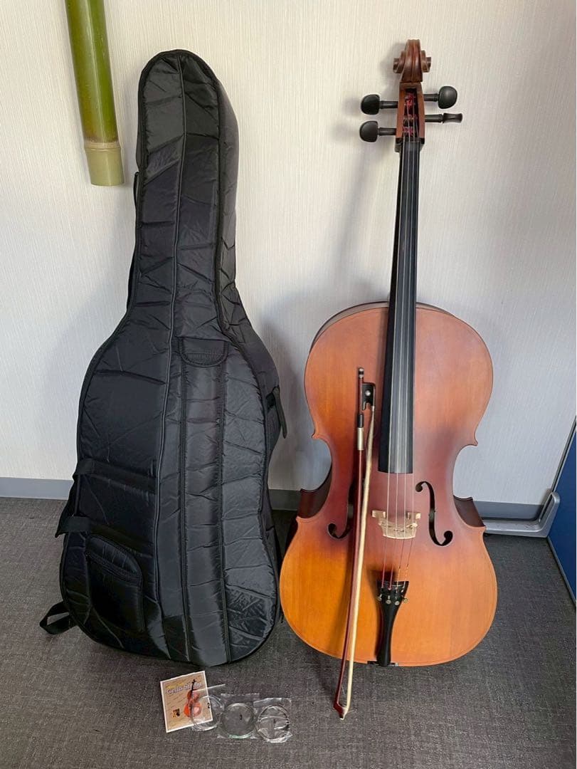 美品】Hallstatt ハルシュタット チェロHC-450 ケース、弓付き - メルカリ