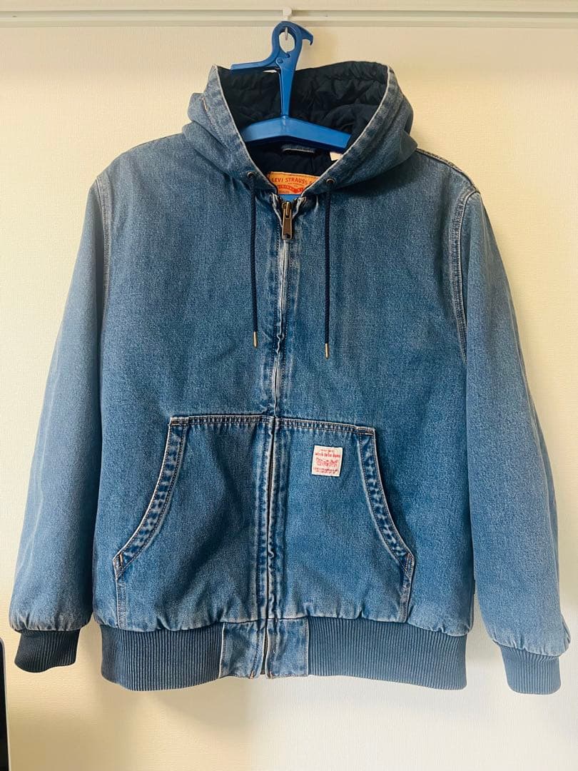 リーバイス デニム フーディー ミディアムインディゴ