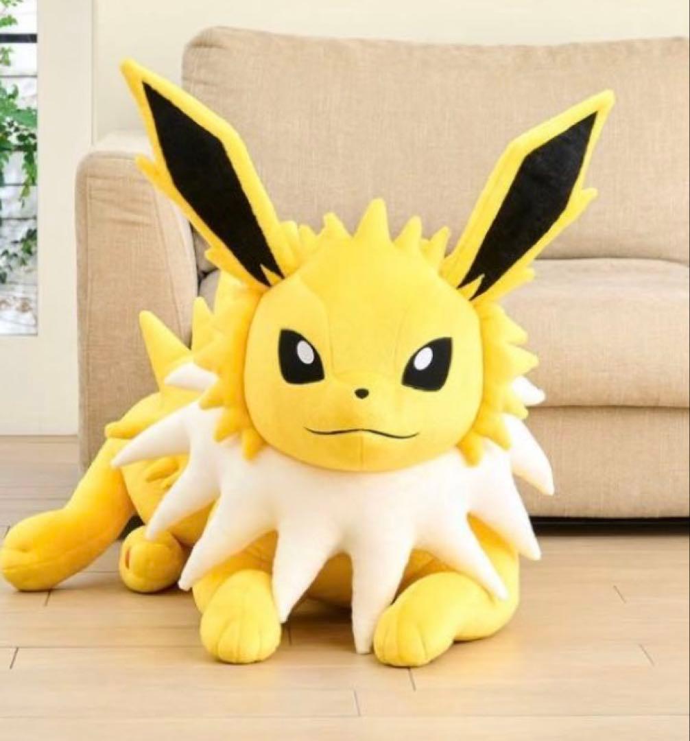 新品未開封 等身大 サンダース　ぬいぐるみ 寝そべり