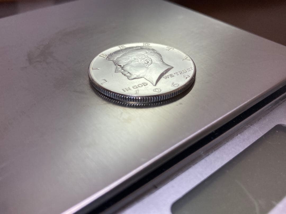 アメリカ》ケネディハーフダラー銀貨(1964年) - メルカリ