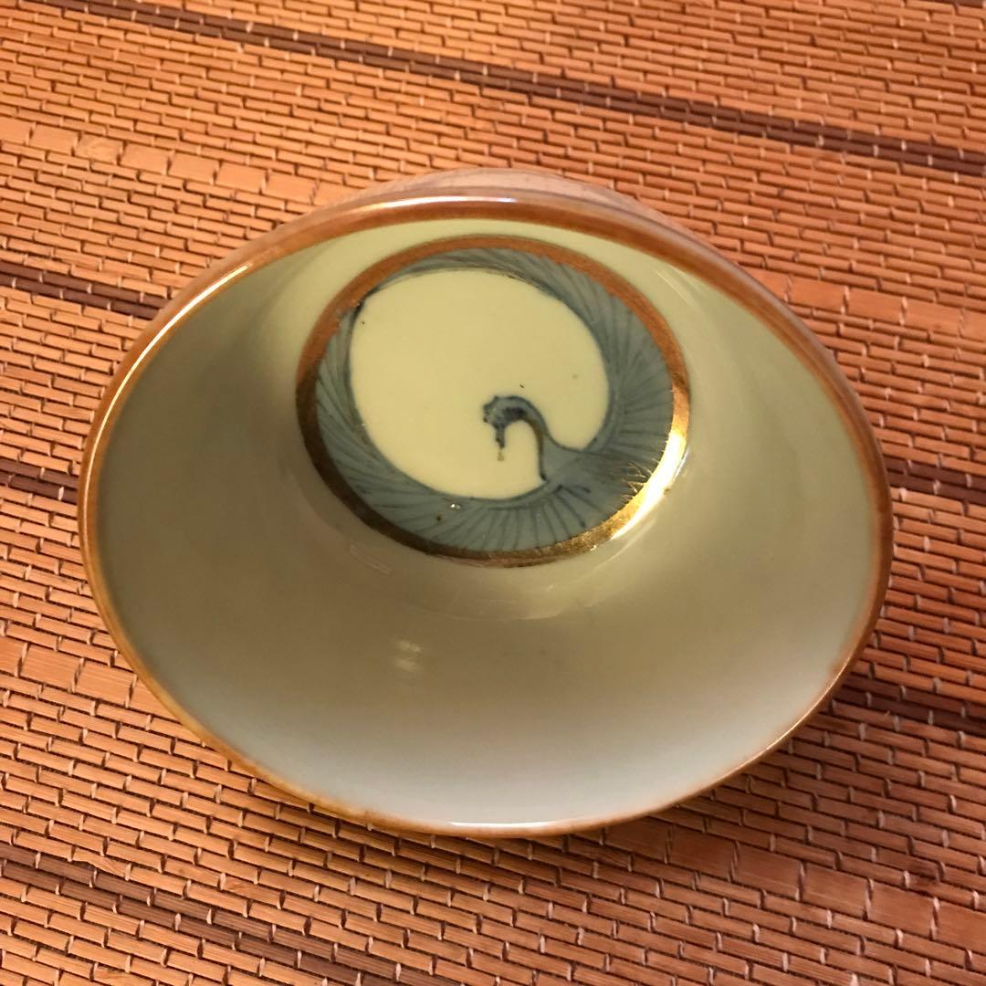 鶴丸茶碗　茶道具　茶室　茶碗