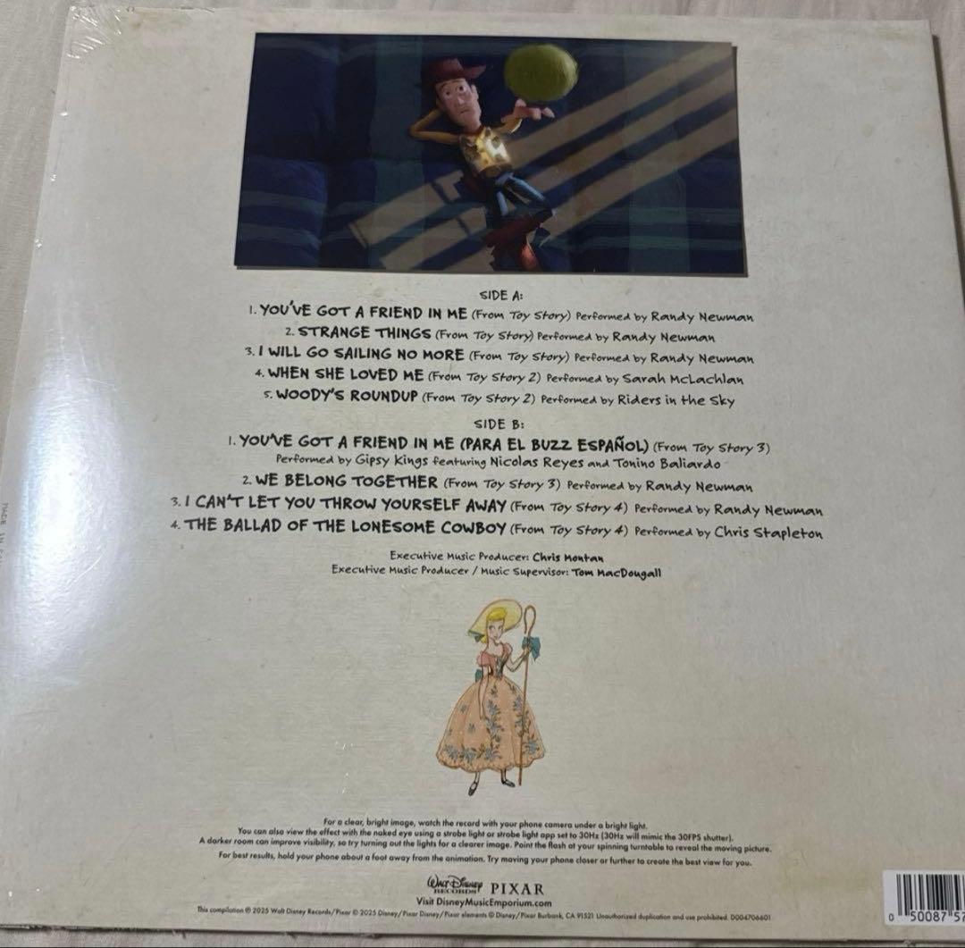 トイストーリー 30周年記念 ゾートロープ・レコード