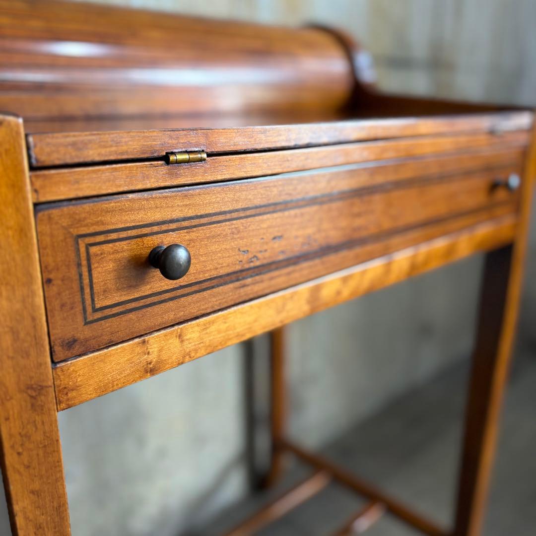 BOTTEGA ARTIGIANA イタリア ロールトップ ライティングデスク - メルカリ