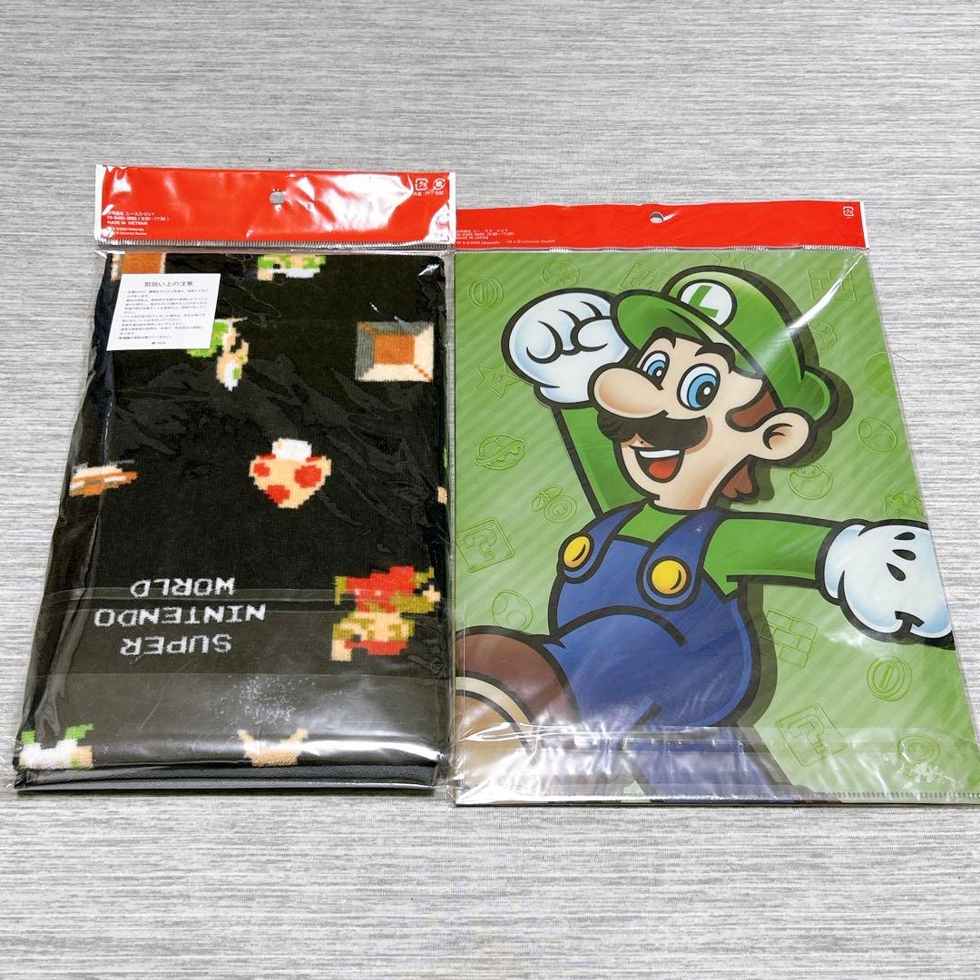 スーパーマリオ　USJ マリオ　フェイスタオル　ハンドタオル　廃盤 新品