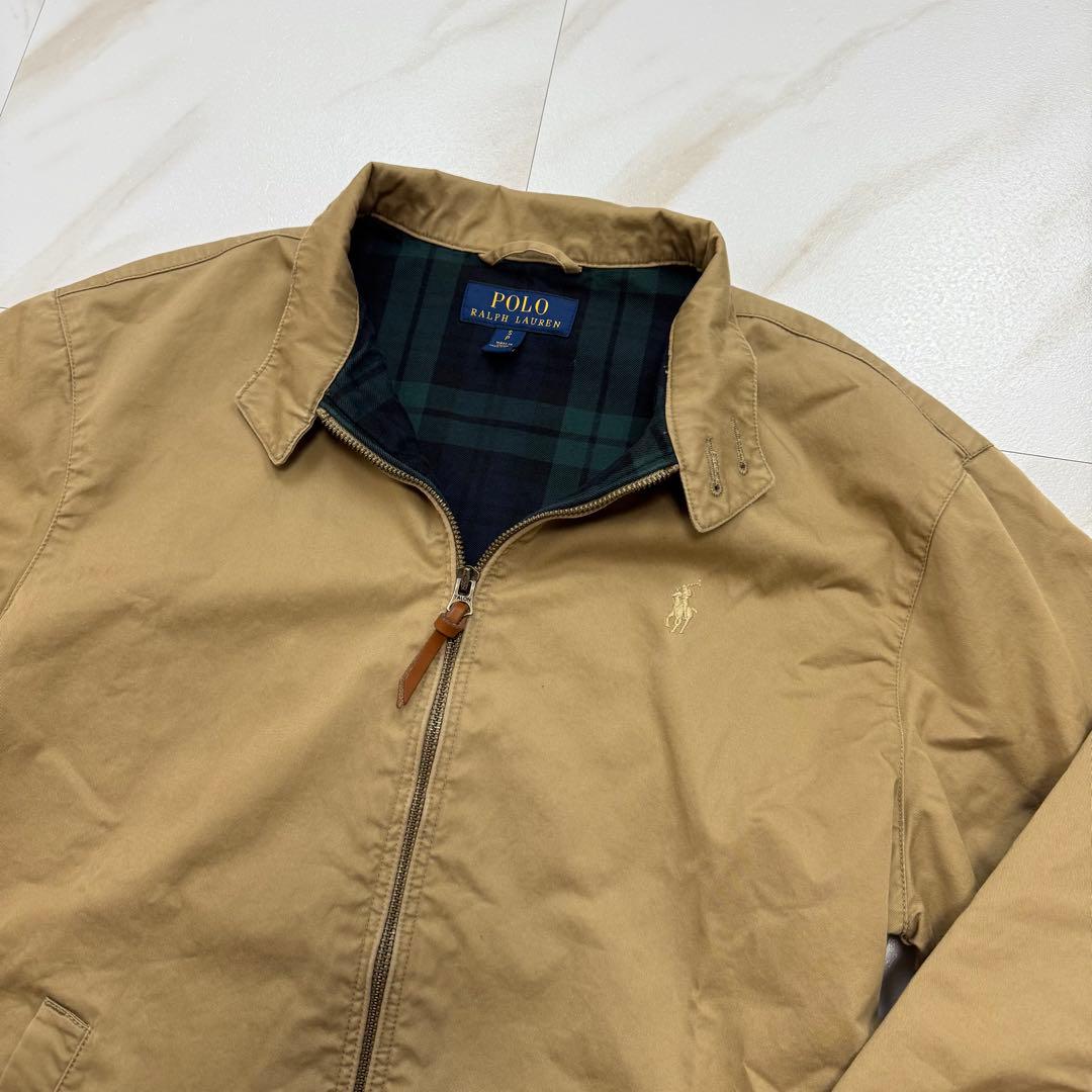 ポロ ラルフローレン スイングトップ ポニー刺繍 ベージュ S - メルカリ