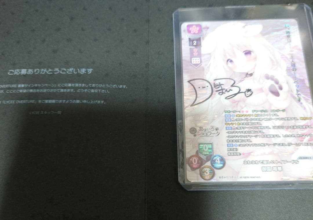 lycee ふわふわで優しいトイプードル　御園 苺華 SP 直筆 Yahoo!オークション -「御園苺華」の落札相場・落札価格