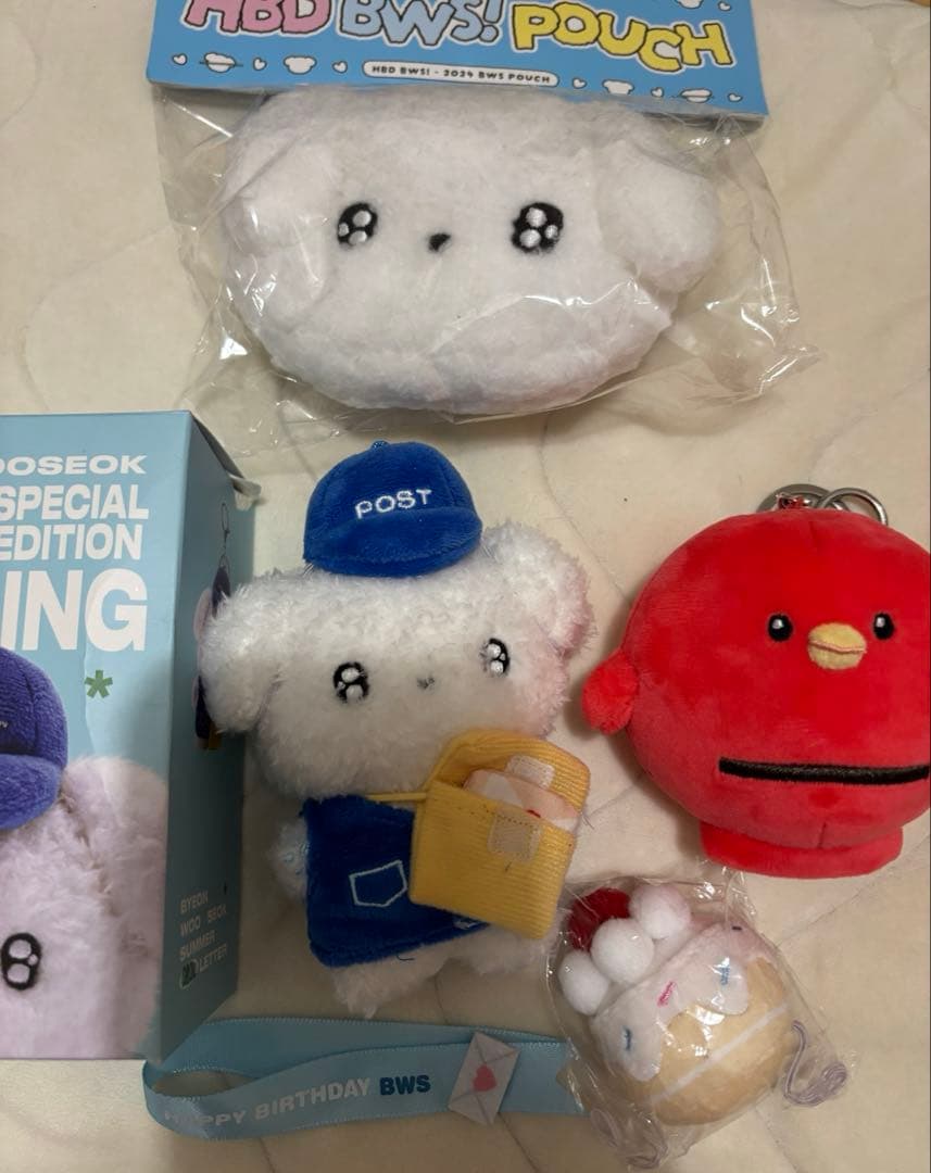 ビョンウソク ぬいぐるみ キーリング等 セット ポーチ タレントグッズ