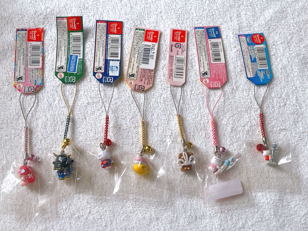 ご当地キティ 7点セット レア 根付