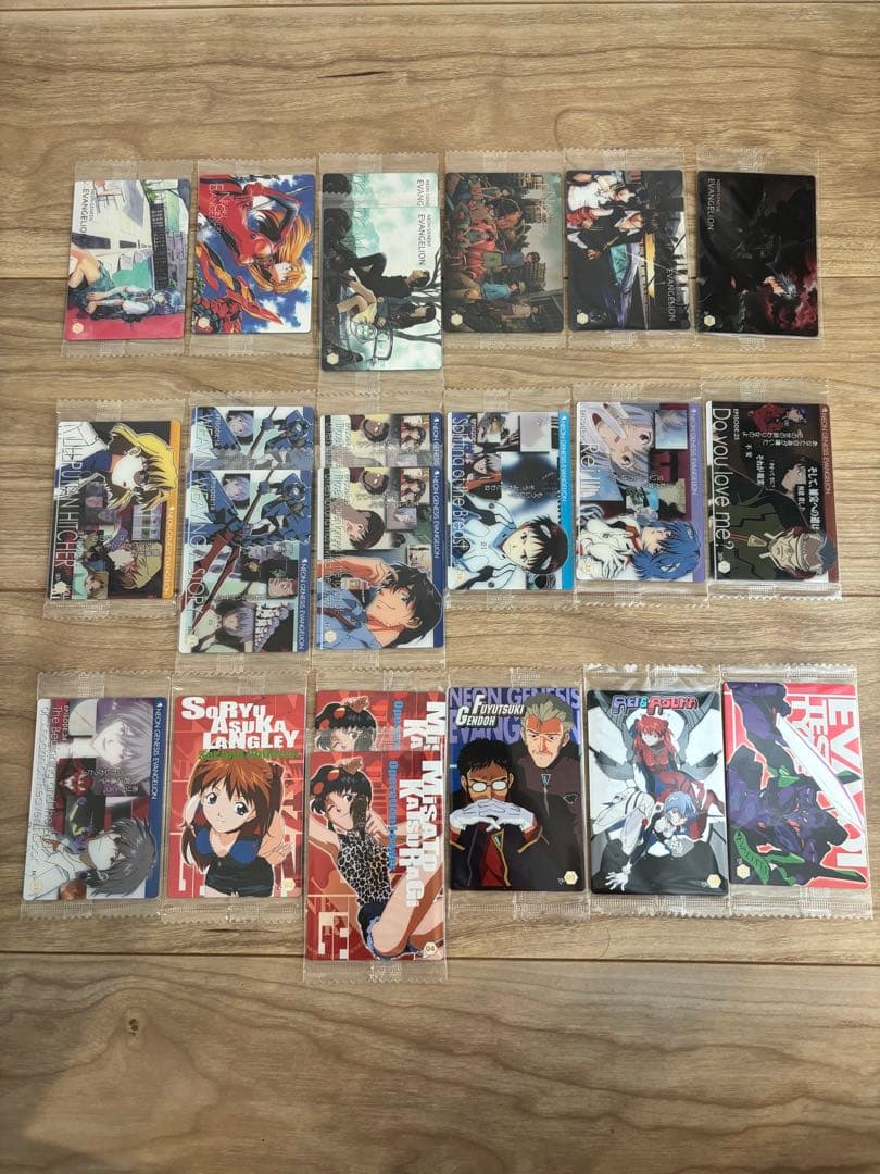 エヴァンゲリオン ウエハース カード まとめ売り 未開封のみ 151種170枚