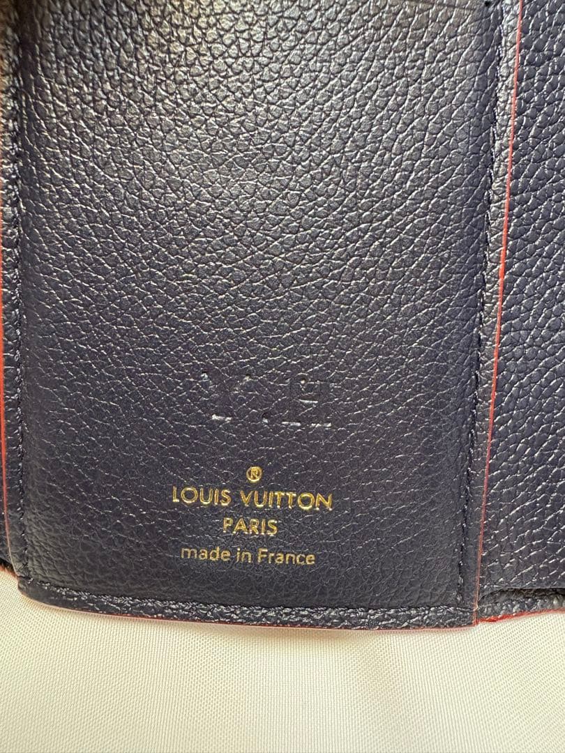 ルイヴィトンモノグラムアンプラント ポルトフォイユ ゾエ 三つ折り財布 RFID