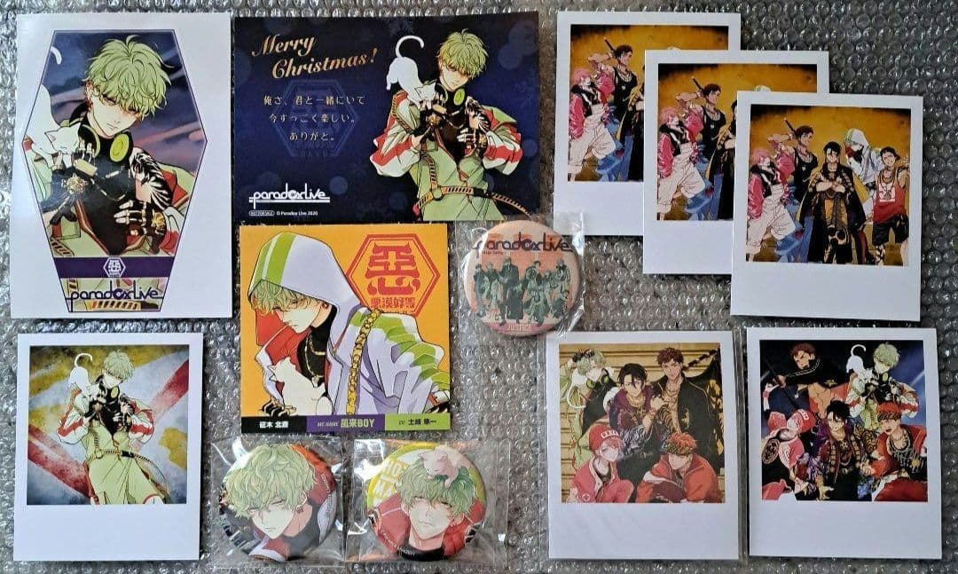 パラライ アクキー トレフォト ポストカード 缶バッジ 珂波汰 那由汰