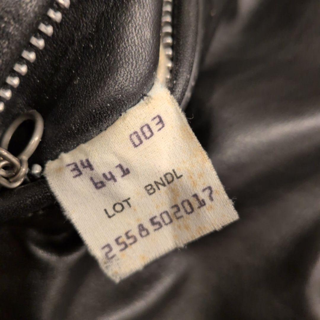 ✨美品✨ショット ライダースジャケット ダブル ボアライナー 34 641