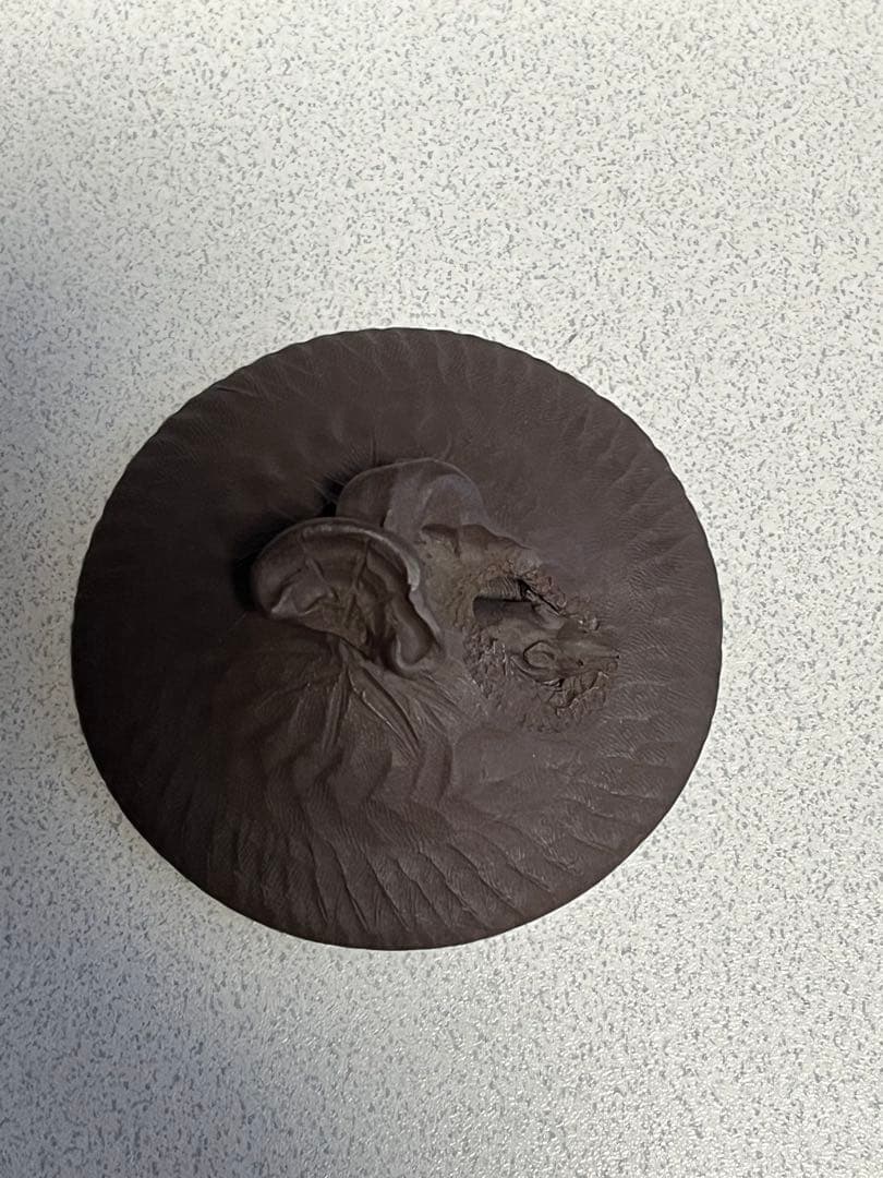 急須　紫泥　透彫　萬古焼　春山