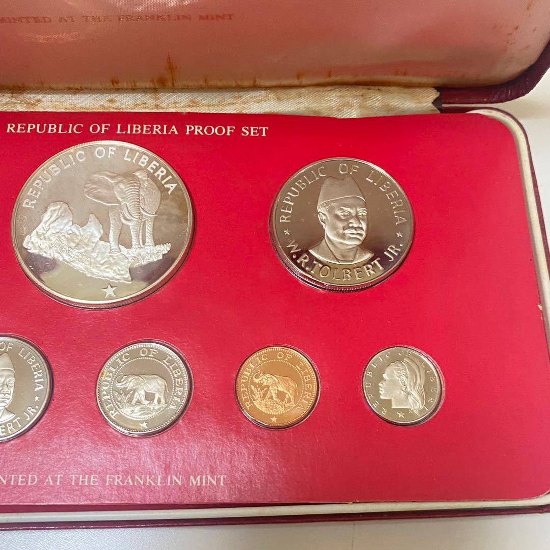 1978年 リベリア共和国 プルーフ コインセット フランクリン・ミント