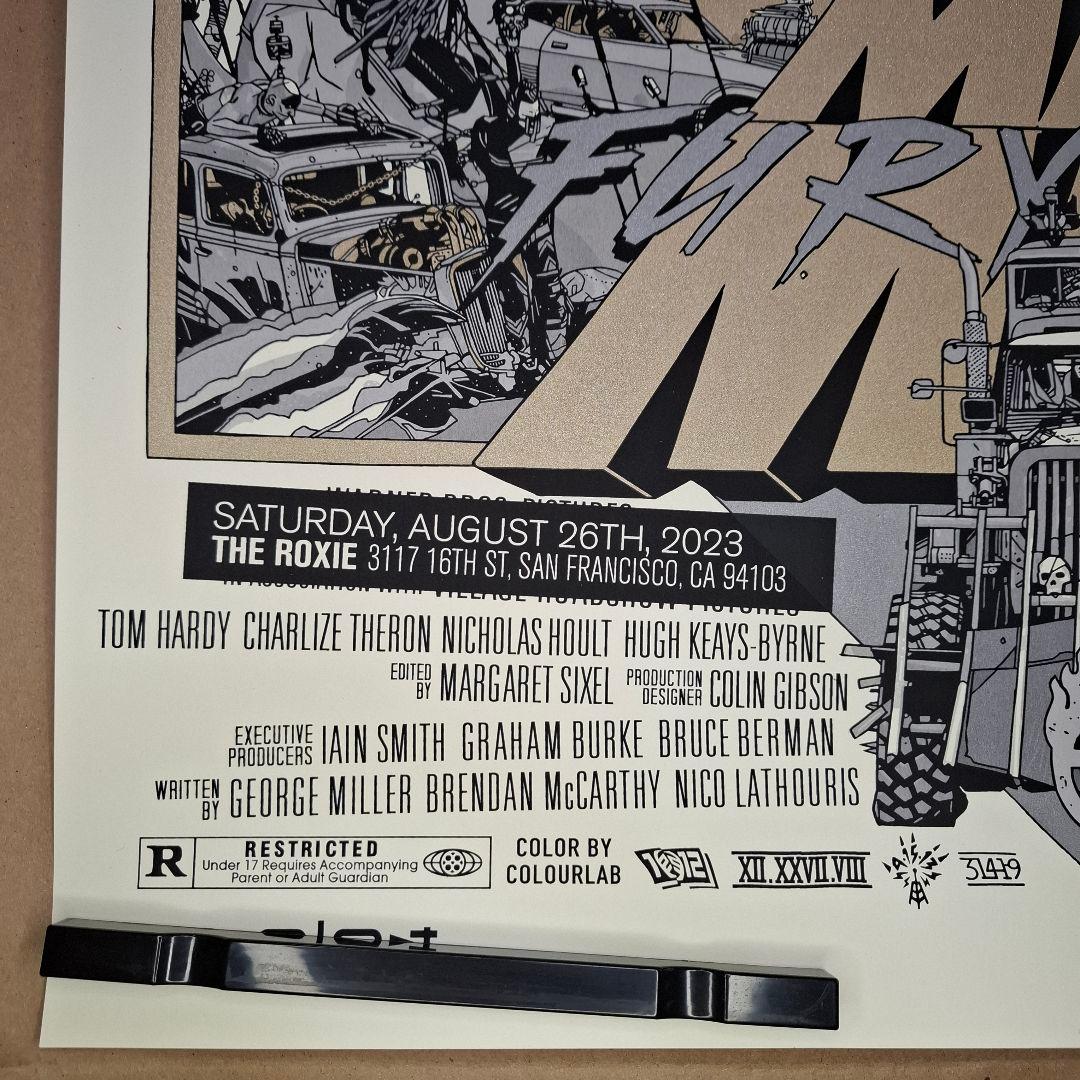 ○250枚限定 マッドマックス 怒りのデスロード シルクスクリーン ミニ