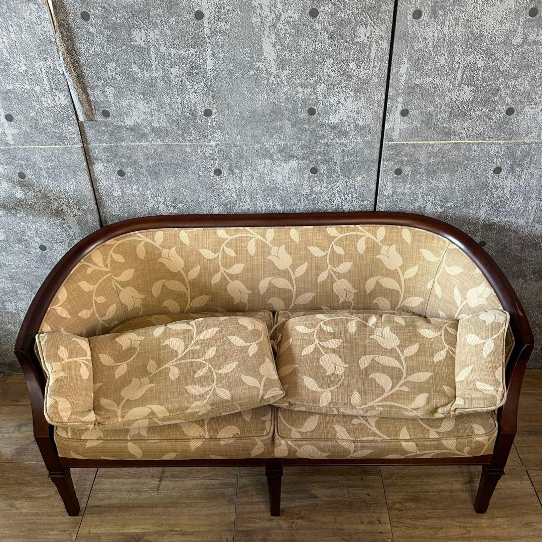 ミンチョ꧁マルニ木工 maruni꧂地中海2人掛け&1人掛けソファセット