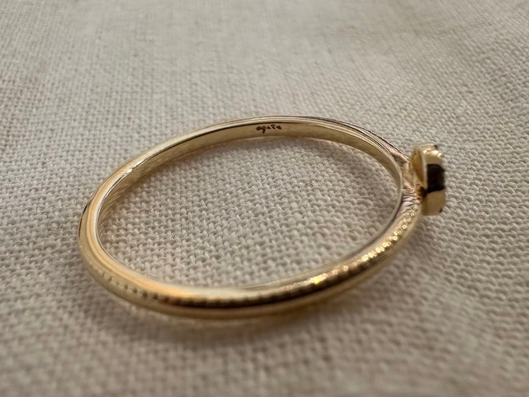 専用ページ‼️ageteアガット K10 13号　ダイヤモンド　リング