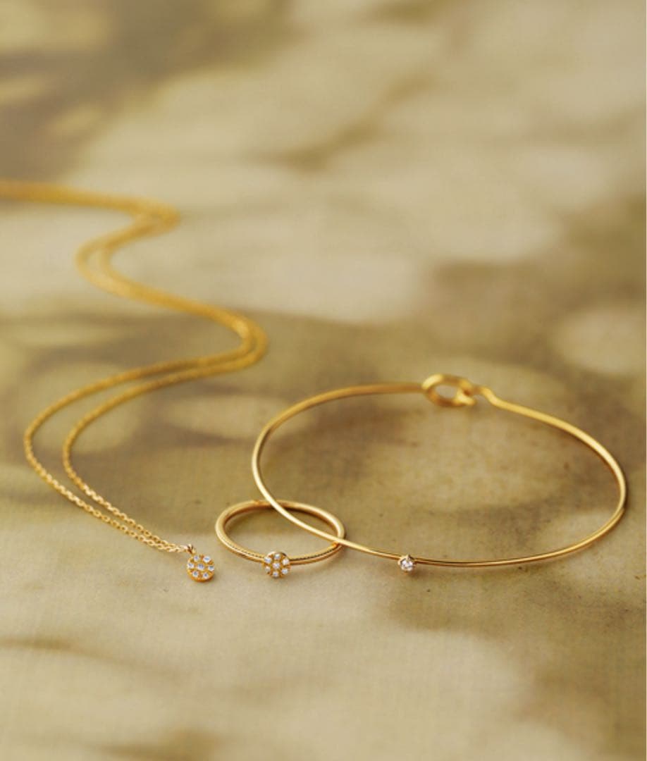 専用ページ‼️ageteアガット K10 13号　ダイヤモンド　リング