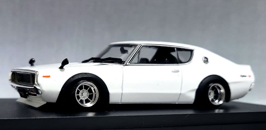 1/43　スカイライン改　ケンメリ2Dr　ハヤシ　ホイール　アルミ製　深リム