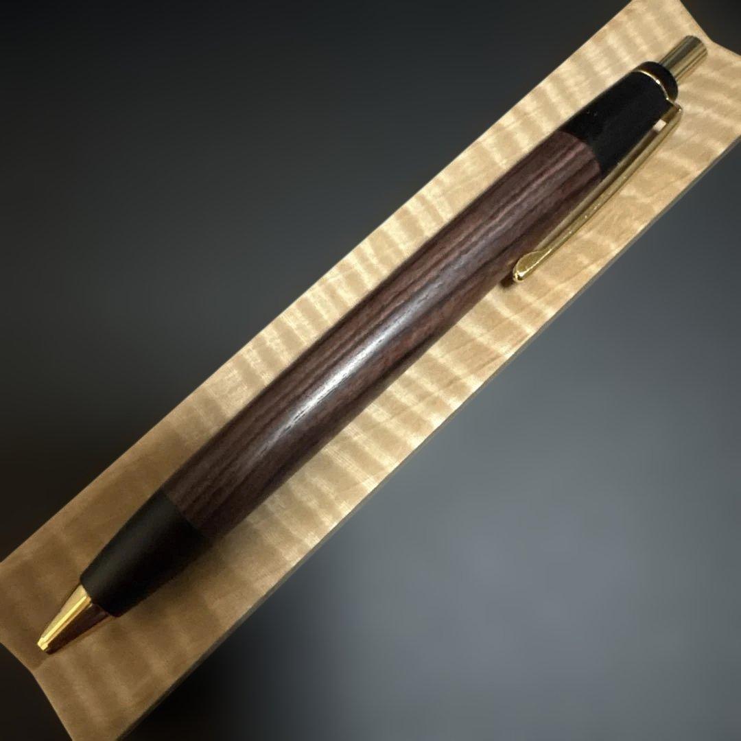 極美品〉野原工芸 キングウッド スタンダードボールペン