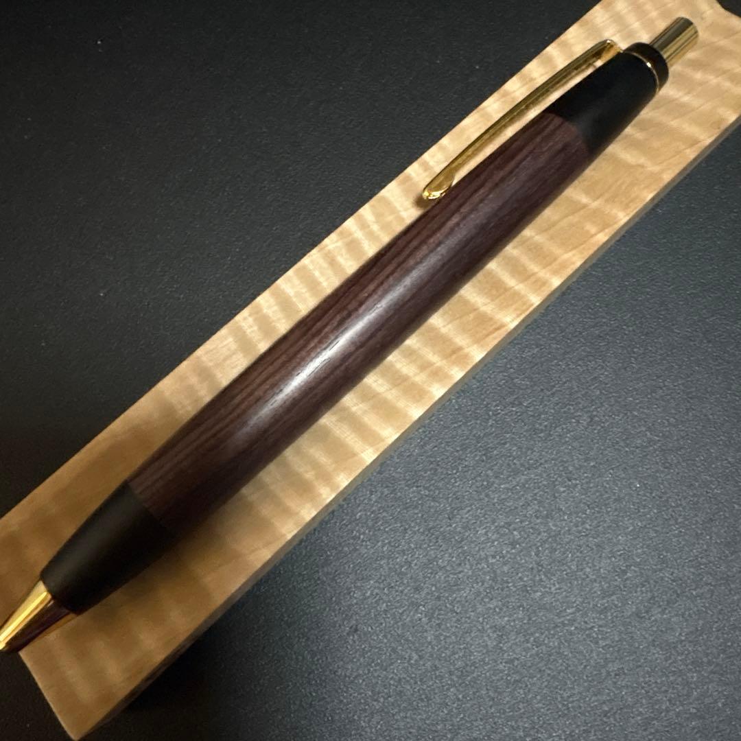P*o様 〈極美品〉野原工芸　キングウッド　スタンダードボールペン