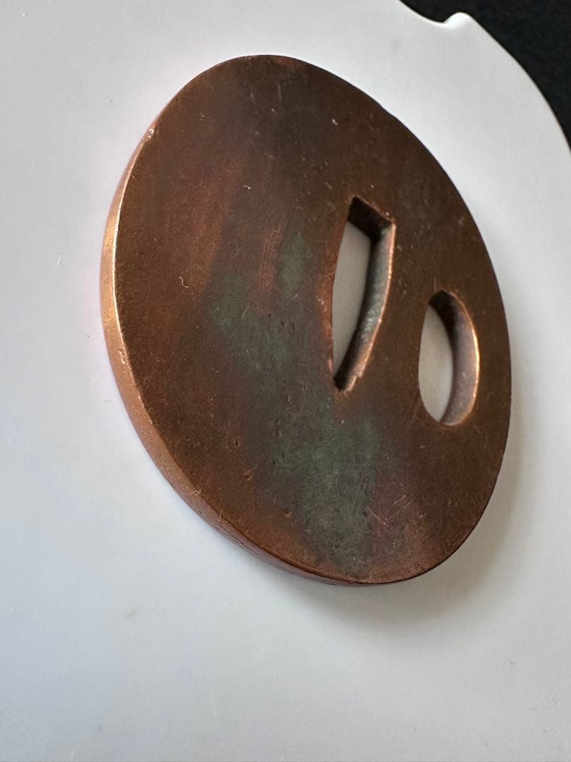 時代武具　鍔 鉄地銅地鍔四点セット　江戸時代　鐔