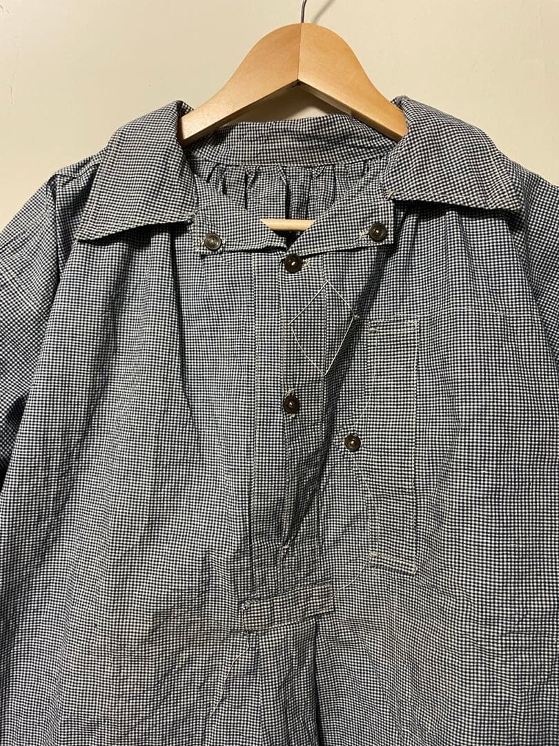 1930's フランス　インディゴ・コットン ブッチャー・スモック