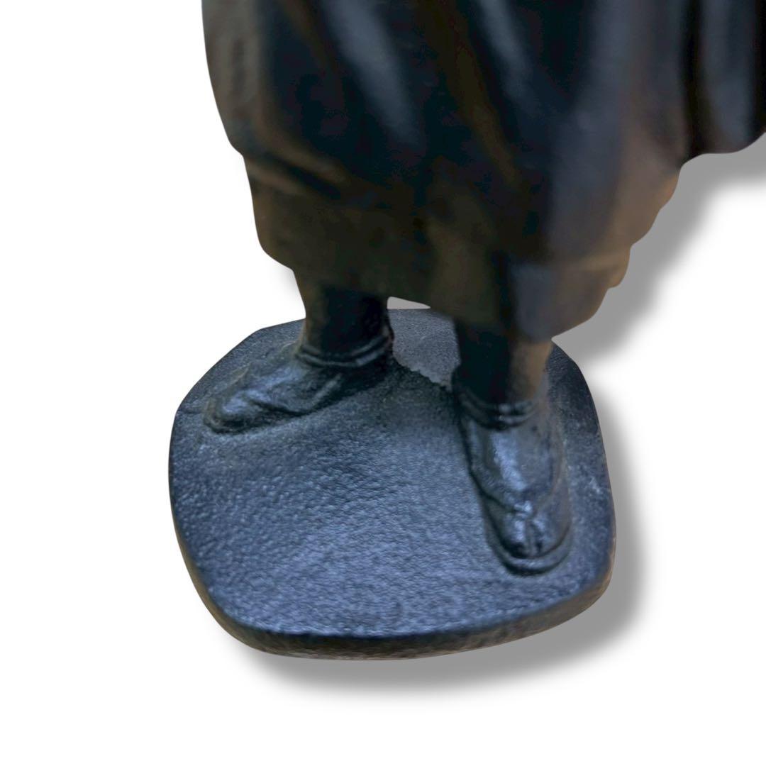 未使用】盛岡 南部鉄器 松尾芭蕉 像 20㎝ 南部鉄器会館購入品の通販は