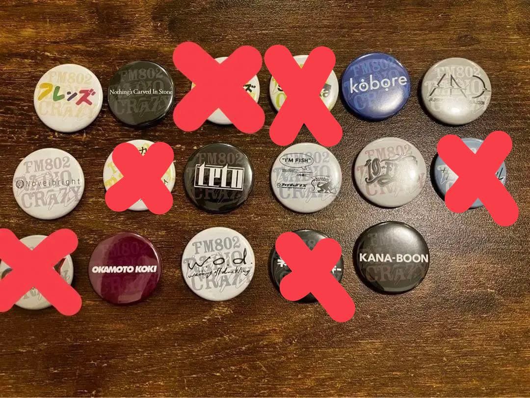 レディクレ 缶バッジ まとめ売り FM802 RADIO CRAZY - メルカリ