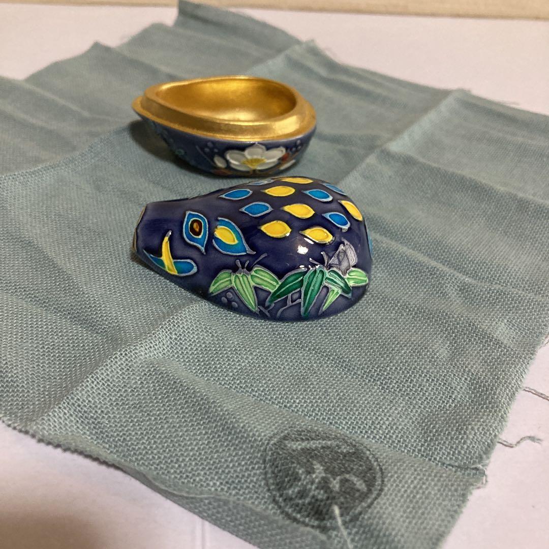 茶道具 山本一如 干支香合 いのしし