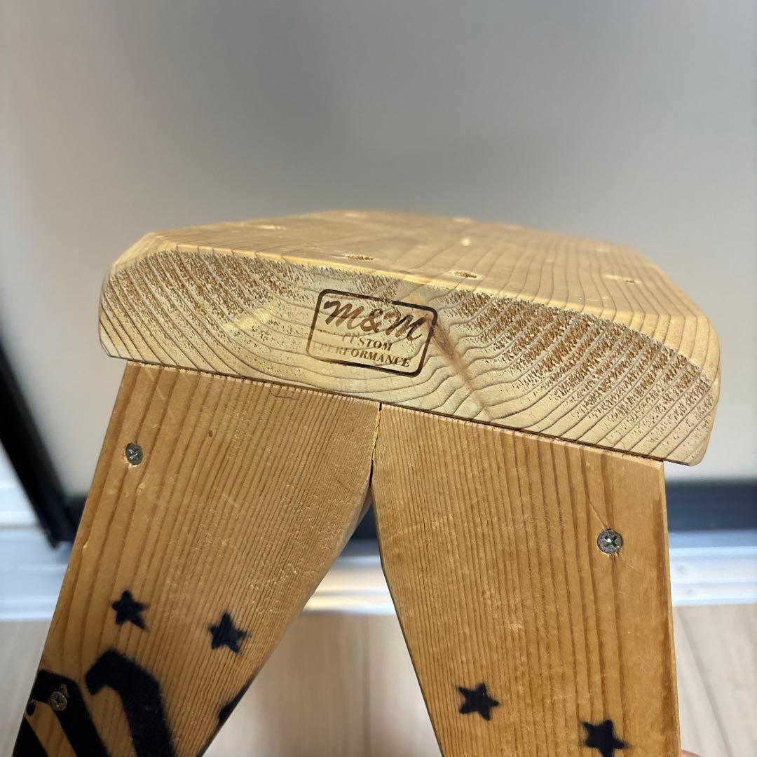 m&m custom performance furniture 角スツール小