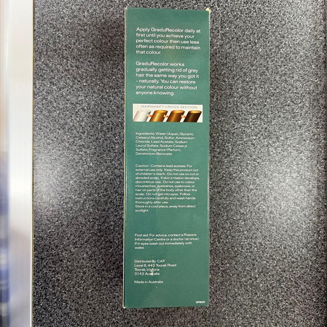 新品　グラジュリカラー　Gradu Recolor 白髪染め 3本セット