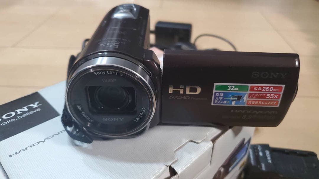 HDR-CX430V おまけで大容量バッテリー（NP-FV70）+専用充電器付き