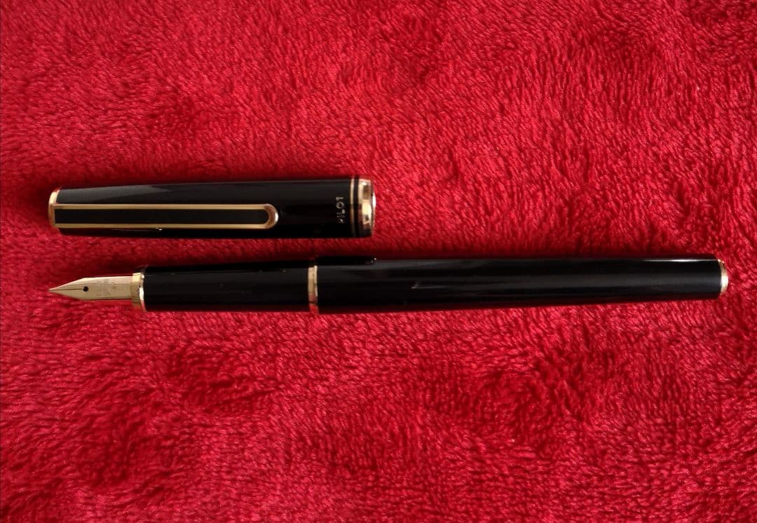 パイロット 万年筆 14K-585 刻印 14金 F H185 ブラックゴールド - メルカリ