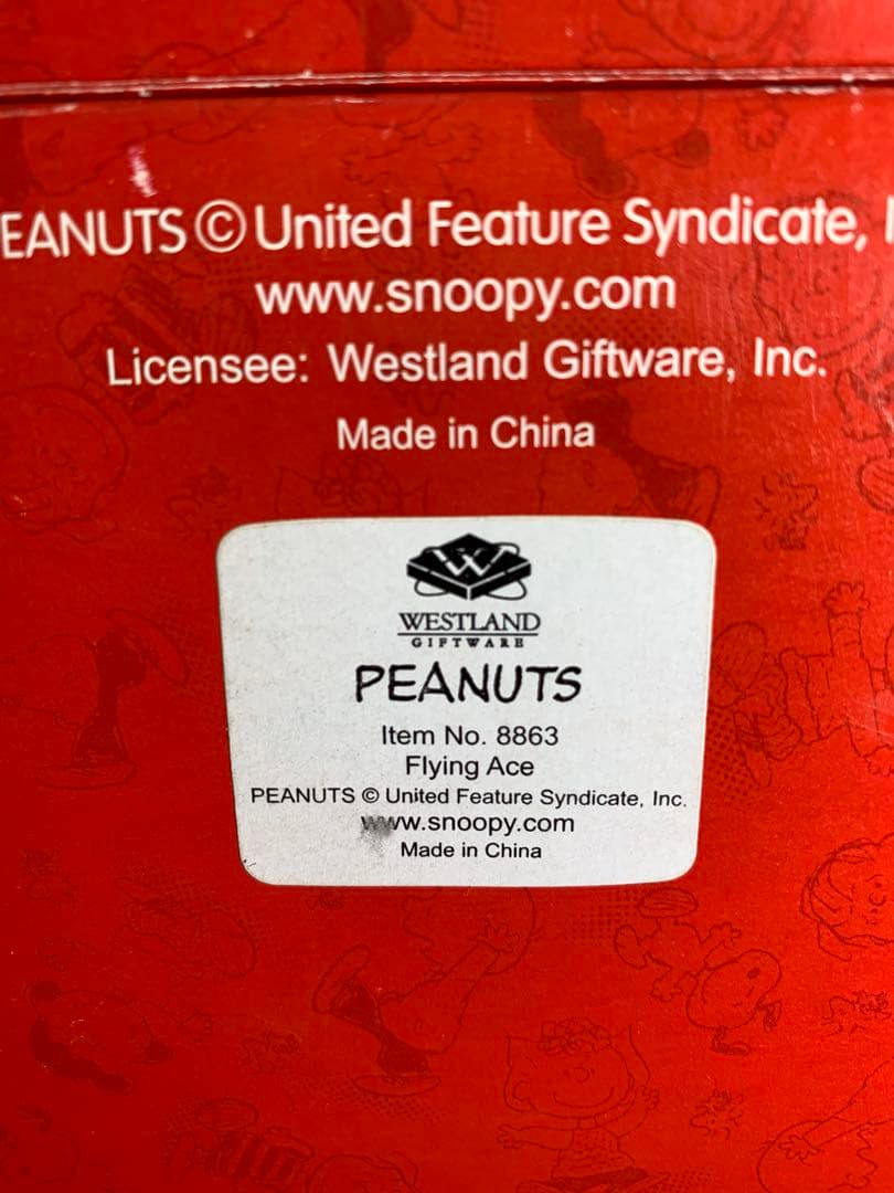 スヌーピー snoopy WESTLAND ヴィンテージ　陶器　フィギュア　3体