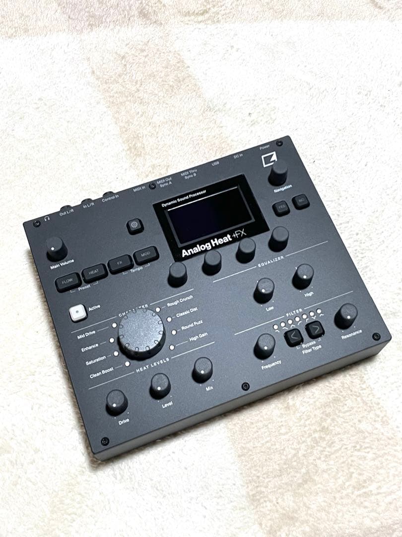 elektron Analog Heat +FX 純正カバー L型電源ケーブル elektron Analog Heat +FX 純正カバー L型電源ケーブル elektron