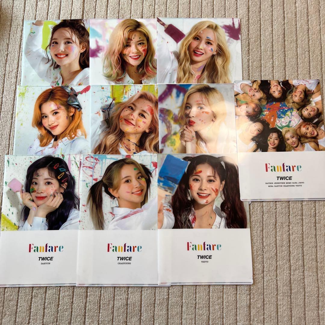 TWICE Fanfare クリアファイル ミニクリアファイル