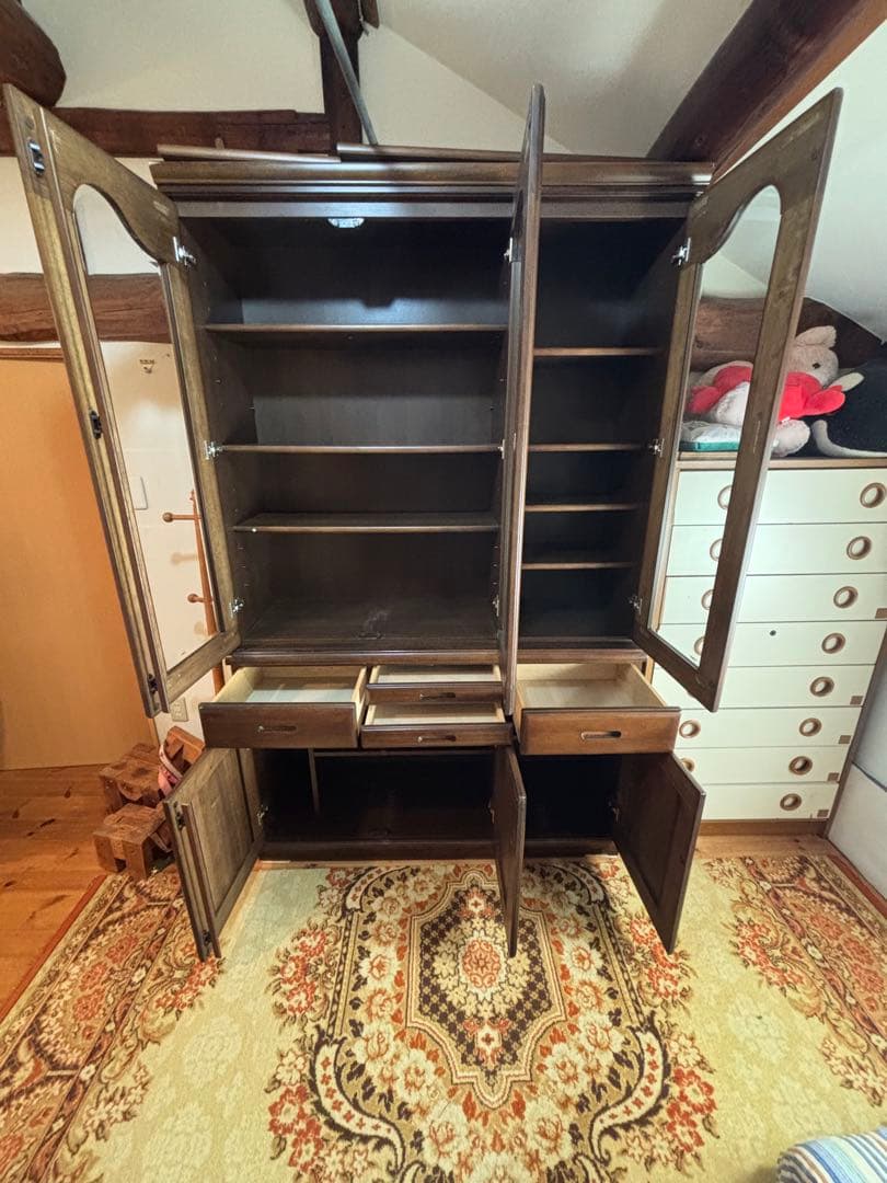 骨董品 木製和風箪笥 アンティーク タンス