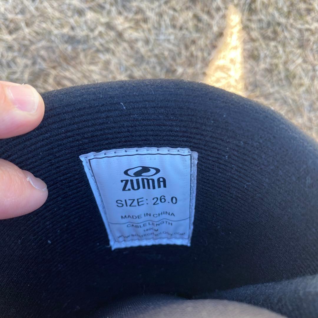 ZUMA ブラックスノーボードブーツ