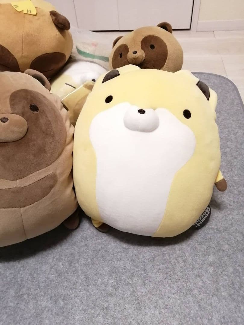 初期　タヌキとキツネ　タヌキぬいぐるみまとめセット