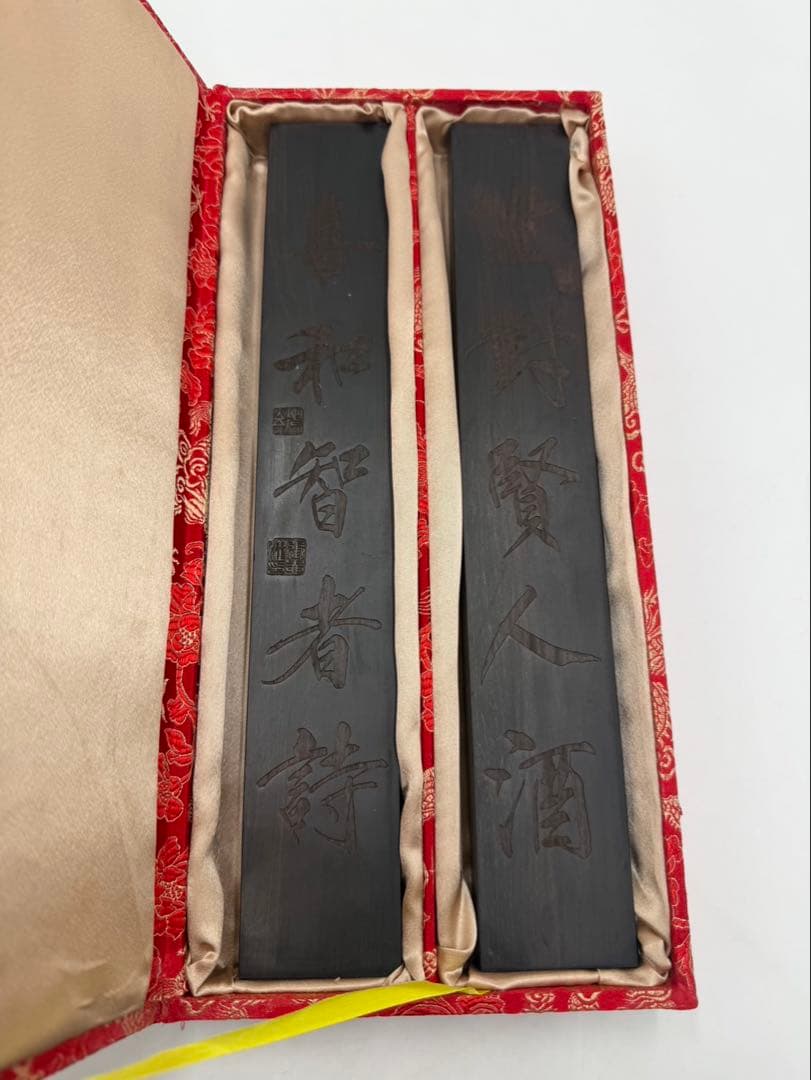 中国土産 木製文鎮　書道 Amazon | 木製書道文鎮、木製文鎮、 1組 7インチ 中国木彫り 書道