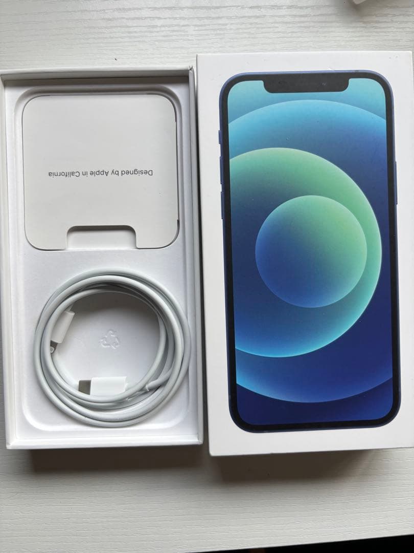 Apple iPhone 12 ブルー 64GB 本体 箱あり