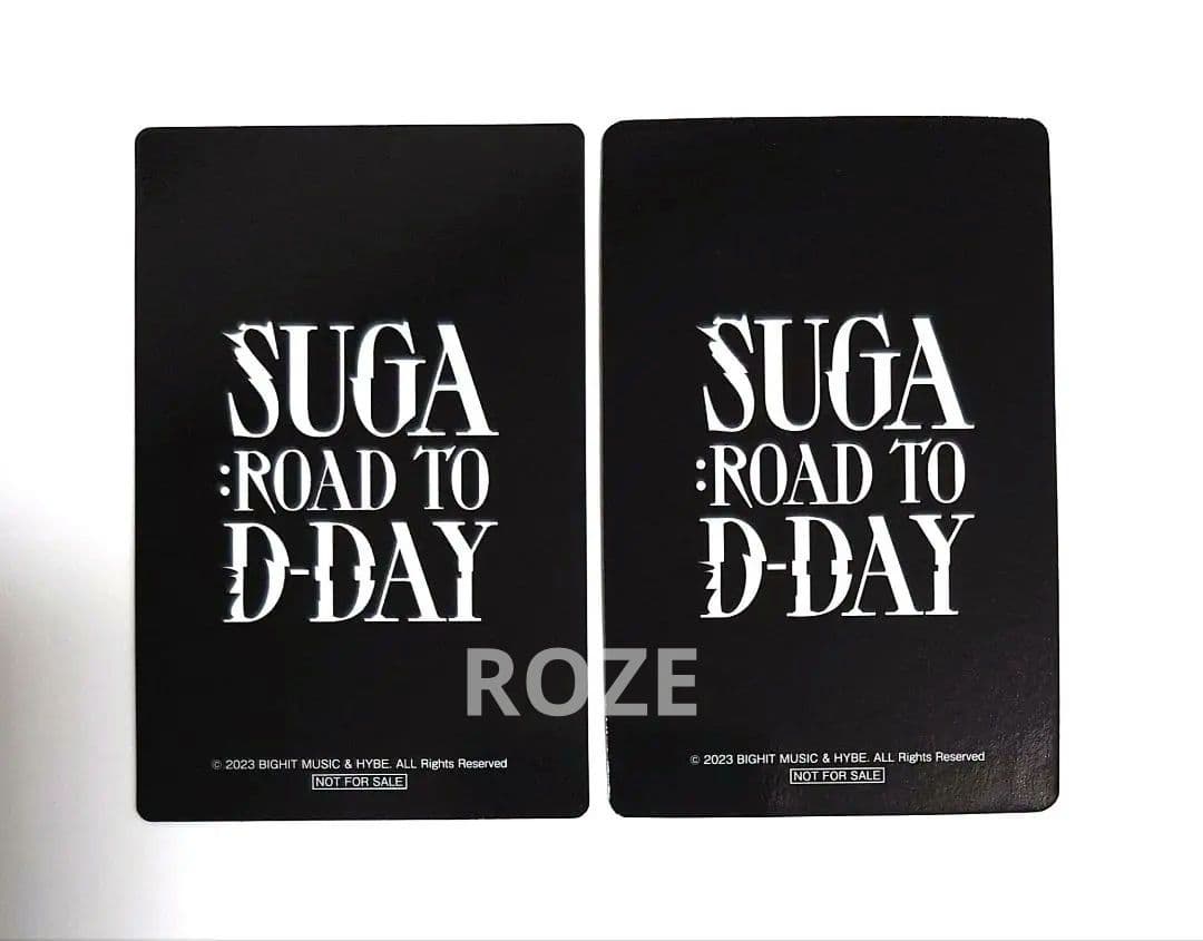 BTS SUGA Road to D-DAY 映画 トレカ 2種 Agust D